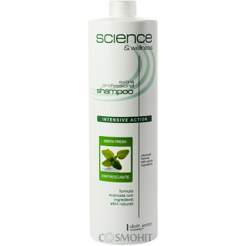 Купити - Dott.Solari Fresh Mint Shampoo With Menthol Refreshing Action - Шампунь з м'ятою і ментолом освіжаючий проти лупи
