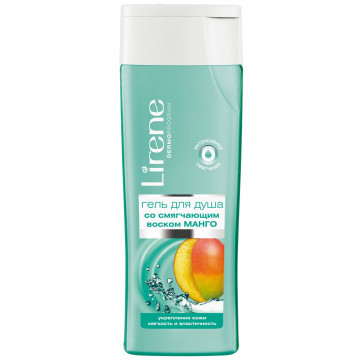 Купити - Lirene Shower Olive Gel With Mango Wax 400 мл - Гель для душа з пом'якшувальною воском манго