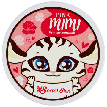 Купити - Secret Skin Pink Mimi Hydrogel Eye Patch - Гідрогелеві патчі для очей з дамаською трояндою