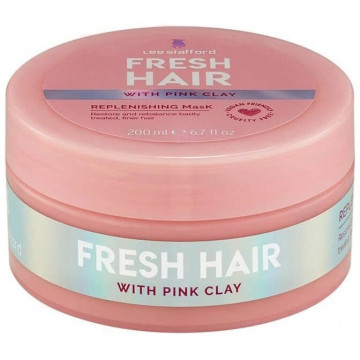 Купити - Lee Stafford Fresh Hair Replenishing Mask - Відновлююча маска для волосся з рожевою глиною