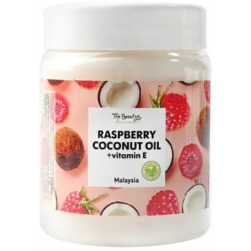 Купити - Top Beauty Raspberry Coconut Oil - Олія кокосова рафінована (малина)