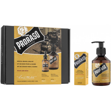 Купити - Proraso Wood And Spice Beard Care Set - Подарунковий набір для догляду за бородою