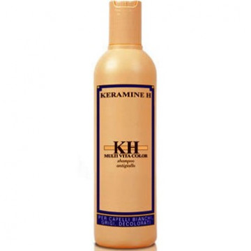 Купити - Keramine H Shampoo Antigiallo Multi Vita Color - Шампунь для попередження пожовтіння волосся Мультівітаколор