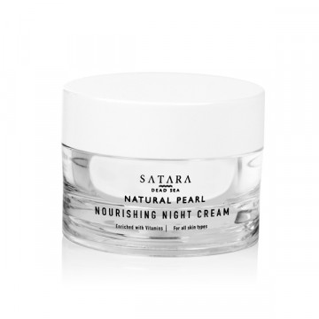 Купити - Satara Natural Pearl Nourishing Night Cream - Нічний поживний крем з вітамінами