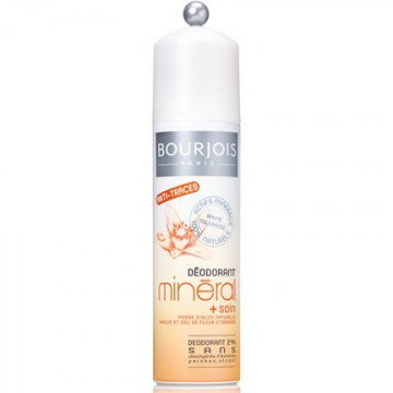 Купити - Bourjois Deodorant Mineral + Soin 24h - Мінеральний дезодорант-спрей + догляд