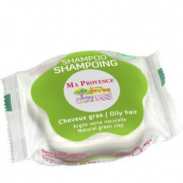 Купити - Ma Provence Shampoing solide Cheveux Gras - Твердий шампунь із зеленою глиною для жирного волосся Купити - Ma Provence Shampoing solide Cheveux Gras - Твердий шампунь із зеленою глиною для жирного волосся