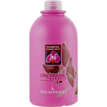 Купити - Kleral System Orchid Oil Havane Gold Keratin Hair Shampoo - Шампунь безсульфатний зволожуючий для волосся
