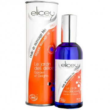 Купити - Elicey Organic Massage Oil Garden of Delights - Масло для масажу Сад насолод