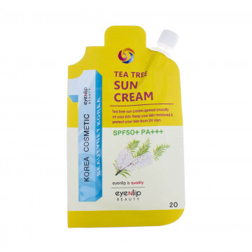 Купити - Eyenlip Tea Tree Sun Cream SPF50+ PA+++ - Сонцезахисний крем для обличчя