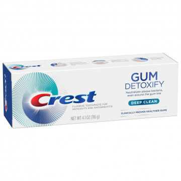 Купити - Crest Gum Detoxify Deep Clean Toothpaste - Зубна паста "Детоксикація ясен"