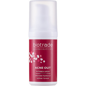Купити - Biotrade Acne Out Active Cream - Крем проти вугрового висипу