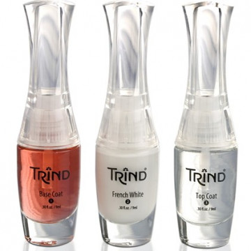 Купити - Trind French Manicure Set Red - Набір для французького манікюру, прозоро-червоний