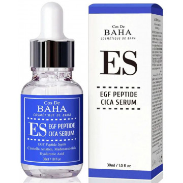 Купити - Cos De BAHA Es Egf Peptide Cica Serum - Заспокійлива відновлююча сироватка для обличчя