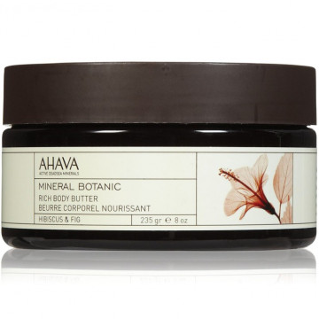 Купити - Ahava Mineral Botanic Rich Body Butter Hibiscus & Fig - Крем-олія для тіла живильна Гібіскус і Інжир