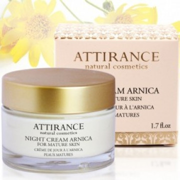 Купити - Attirance Arnica Night Face Cream - Нічний крем Арніка для зрілої шкіри