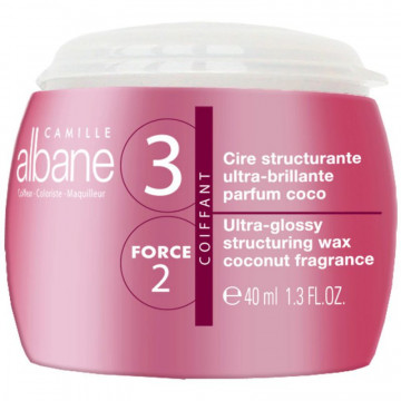 Купити - Camille Albane Cire Structurante Ultra-Brillante Parfum Coco - Формуючий віск з ароматом кокоса для додання блиску волоссю