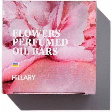 Купити - Hillary Perfumed Oil Bars Flowers - Твердий парфумований крем-баттер для тіла