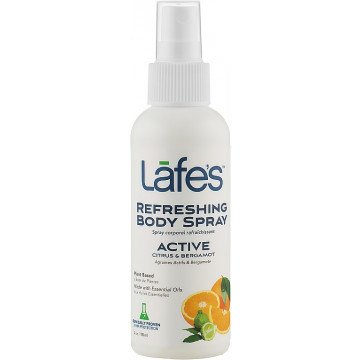 Купити - Lafe's Refreshing Body Spray Active Citrus & Bergamot - Освіжаючий дезодорант-спрей для тіла "Цитрус і Бергамот"