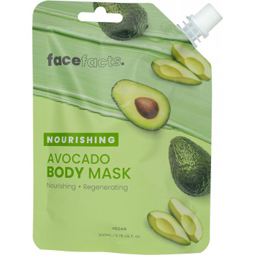 Купити - Face Facts Nourishing Avocado Body Mask - Живильна маска для тіла "Авокадо"