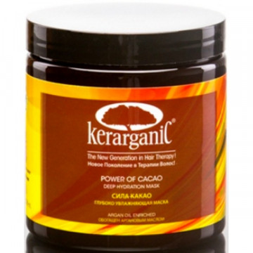 Купити - Kerarganic Deep Hydration Mask Power Of Cacao - Кератіновой зволожуюча маска "Сила Какао"