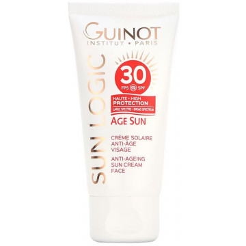 Купити - Guinot Age Sun Anti-Ageing Sun Cream Face SPF30 - Антивіковий крем від сонця для обличчя