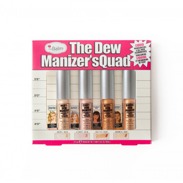 Купити - TheBalm Dew Manizer Squad Mini Liquid Highlighters - Набір міні хайлайтерів