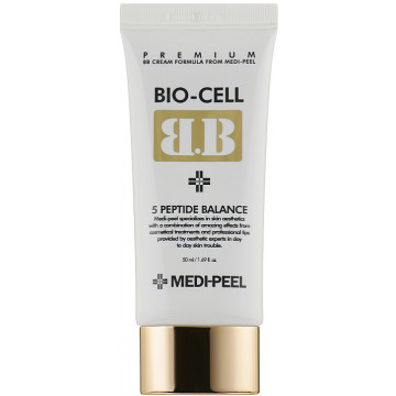 Купити - Medi Peel Bio-Cell BB-Cream - Відновлюючий ВВ-крем з пептидами