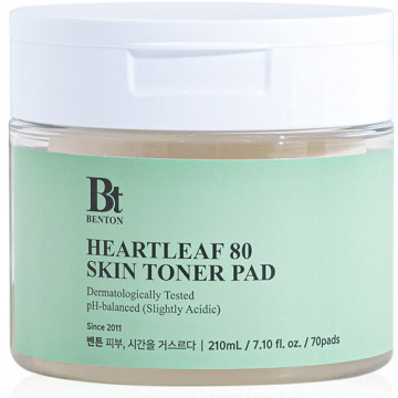 Купити - Benton Heartleaf Skin Toner Pad - Двосторонні пілінг-педи з екстрактом хауттюйнії