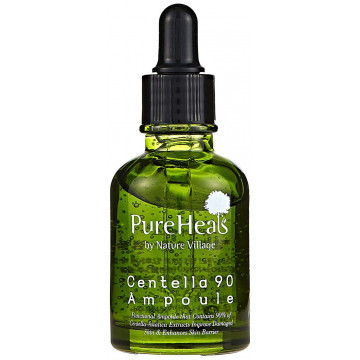Купити - PureHeal's Centella 90 Ampoule - Відновлююча сироватка з екстрактами центели і зеленого чаю