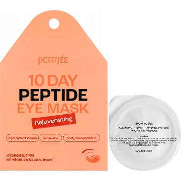 Купити - Petitfee & Koelf 10 Days Peptide Eye Mask - Омолоджуючі гідрогелеві патчі з пептидами