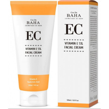 Купити - Cos De BAHA EC Vitamin E 5% Facial Cream - Відновлюючий крем для обличчя з вітаміном Е та керамідами