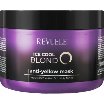 Купити - Revuele Ice Cool Blond Anti-Yellow Hair Mask - Маска для світлого волосся з антижовтим ефектом