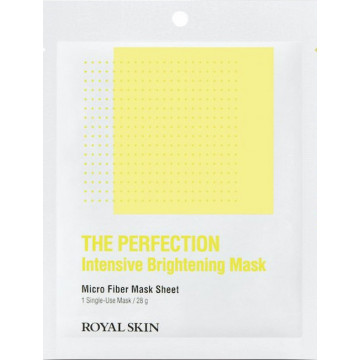 Купити - Royal Skin The Perfection Intensive Brightening Mask - Інтенсивно-вирівнююча тон маска з мікрофібри Купити - Royal Skin The Perfection Intensive Brightening Mask - Інтенсивно-вирівнююча тон маска з мікрофібри