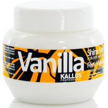 Купити - Kallos Vanilla Shine Hair Mask For Dry And Dull Hair - Маска Ванільне сяйво для сухого волосся