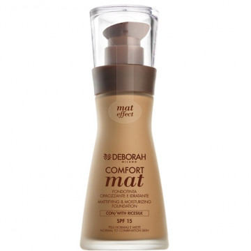Купити - Deborah Comfort Mat Foundation - Тональна основа для обличчя матуюча
