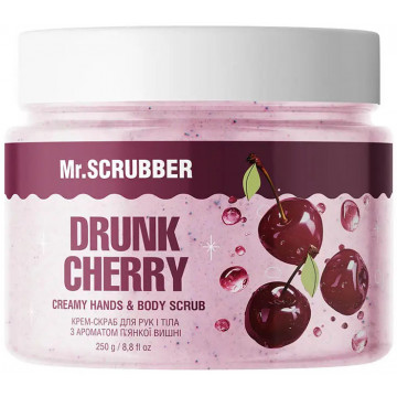 Купити - Mr.Scrubber Drunk Cherry Creamy Hands & Body Scrub - Крем-скраб для рук і тіла з ароматом п'янкої вишні
