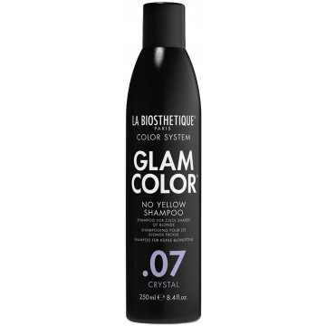 Купити - La Biosthetique Glam Color No Yellow Shampoo .07 Crystal - Безсульфатний шампунь для захисту та підтримки кольору волосся