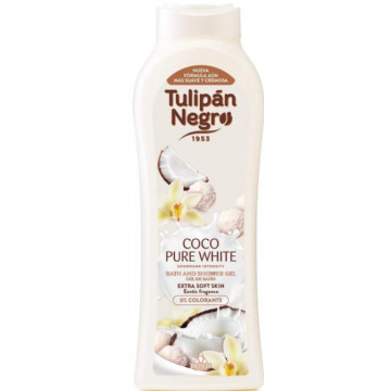 Купити - Tulipan Negro Shower Gel "Coco Pure White" - Гель для душу "Ніжний кокос"