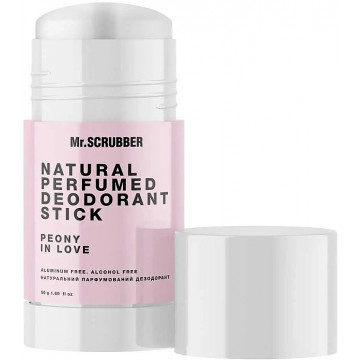 Купити - Mr.Scrubber Natural Perfumed Deodorant Stick "Peony In Love" - Натуральний парфумований дезодорант