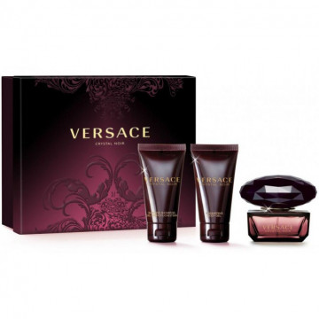 Купити - Versace Crystal Noir - Набір (EDT50 + B / L50 + S / G50)