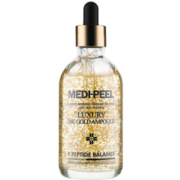 Купити - Medi Peel Luxury 24K Gold Ampoule - Сироватка для обличчя з золотом для еластичності шкіри