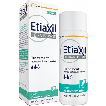 Купити - Etiaxil Antiperspirant Treatment Sensitive Skin Lotion - Антиперспірант-лосьйон тривалої дії для чутливої ​​шкіри рук та ніг