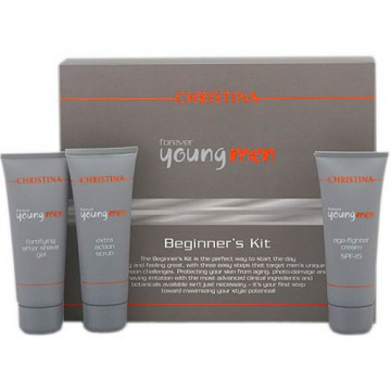 Купити - Christina Forever Young Men Beginner’s Kit - Набір для догляду за шкірою