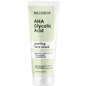 Купити - Hollyskin Glycolic AHA Acid Face Mask - Маска для обличчя з гліколевою кислотою