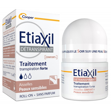 Купити - Etiaxil Antiperspirant Confort Plus for Sensitive Skin - Антиперспірант тривалої дії для чутливої ​​шкіри