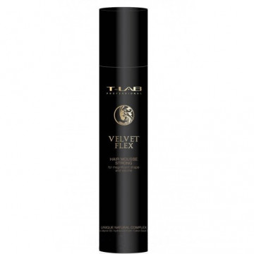 Купити - T-LAB Professional Velvet Flex Hair Mousse Strong - Мус для волосся сильної фіксації