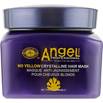 Купити - Angel Professional No Yellow Crystalline Hair Mask - Маска для нейтралізації жовтого пігменту