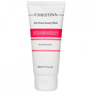 Купити - Christina Sea Herbal Beauty Mask Strawberry For Normal Skin - Маска краси на основі морських трав для нормальної шкіри "Полуниця"