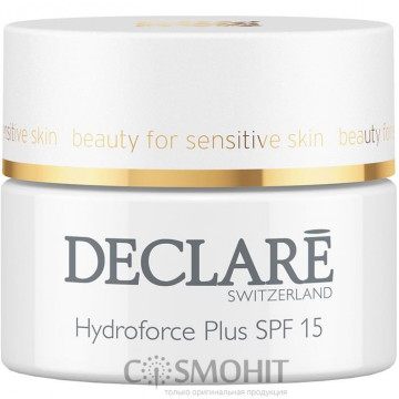 Купити - Declare Hydroforce Plus SPF 15 Cream - Ультразволожуючий денний крем c SPF 15