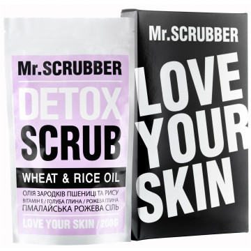 Купити - Mr.Scrubber Wheat & Rice Oil Detox Scrub - Рисовий скраб для тіла "Детокс"